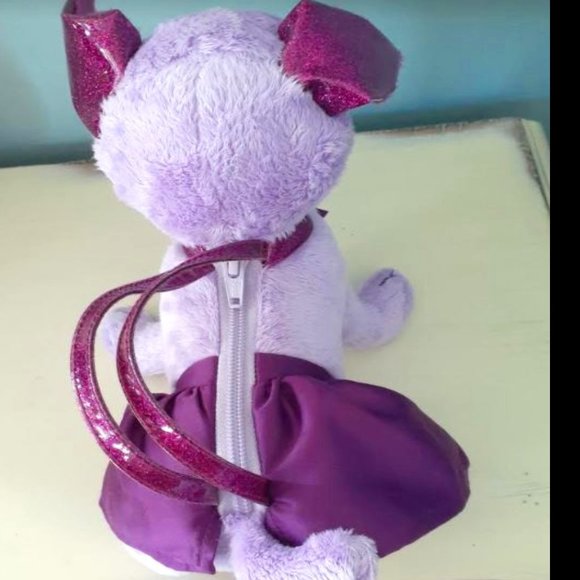 Gap Young At Heart plush Terrier Dog mini bag coin purse 🍂 - Picture 6 of 7